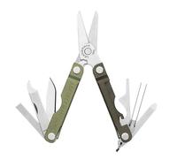 Leatherman Micra - Outil Multifonction en Acier Inoxydable avec Ciseaux et 9 Outils - Spruce