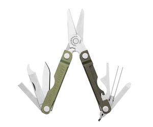 Leatherman Micra - Outil Multifonction en Acier Inoxydable avec Ciseaux et 9 Outils - Spruce
