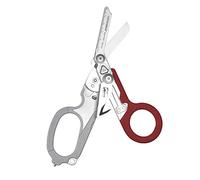 Leatherman Raptor Rescue - Ciseaux Pliants d'Intervention d'Urgence avec Coupe-sangle et Brise-Vitre - Grenat