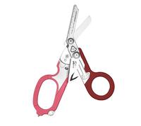 Leatherman Raptor Rescue - Ciseaux Pliants d'Intervention d'Urgence avec Coupe-sangle et Brise-Vitre - Rose framboise