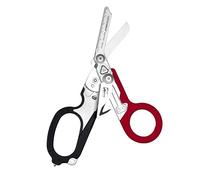 Leatherman Raptor Rescue - Ciseaux Pliants d'Intervention d'Urgence avec Coupe-sangle et Brise-Vitre - Rouge/Noir