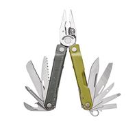 Leatherman Rebar Outil Multifonction - 17 Outils pour le Bricolage et le Camping - Acier Inoxydable, Mossy Slate