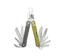Leatherman Outil multifonction Rebar – 17 outils, acier inoxydable, avec étui – Gris/vert