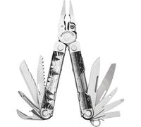 Leatherman Rebar Outil Multifonction, Collection Aventure, Lac | 17 Outils pour le Bricolage et le Camping