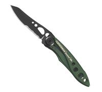 Leatherman Skeletool KBx - Lame de Couteau Polyvalente, Ouvre-Bouteille Intégré - Acier Inoxydable 420HC, OD Vert