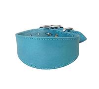 Leathers Collier rembourré doux pour whippets salukis lévriers Collier réglable pour chiens de race