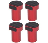 Leatikall 4 Pièces Chiens Banc, Alliage D'aluminium Chiens Banc Pince Avec Coussinets Antidérapants Travail Du Bois Pinces Accessoires Trou 19mm 3/4in