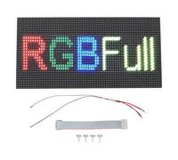 Leatikall Affichage LED, écran D'affichage De Signe LED à Défilement Plein Couleur à L'épreuve De L'eau Pour Les Magasins Salons Cafés 320x160mm