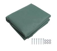 Leatikall Cauvet Swing, Playground Canopy Remplacement 600D Tisson Oxford Sun Aportee Épreuve à Eau Swing Set Tarp Cover for Backyard (Vert)