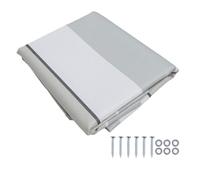 Leatikall Cauvet Swing, Playground Canopy Remplacement 600D Tisson Oxford Sun Aportee Épreuve à Eau Swing Set Tarp Cover for Backyard (Rayé)