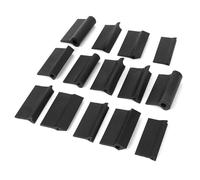 Leatikall Polissage Pad, 14pcs Polissage Block en Caoutchouc Tapis de Papier de Contour Flexible Polissages Pad Outils Travail du Bois pour la Sculpture en Bois de Tour