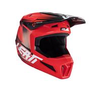 LEATT 2.5 Moto Helmet with 360° Turbine Technology- Red M - 1024060542