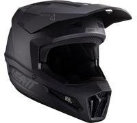 Leatt 2.5 V24 Stealth Casque de motocross, noir, Taille XXL (63/64)