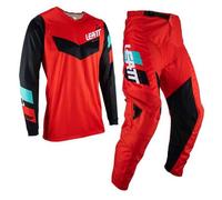 Leatt 2023 Youth 3.5 Kit da Corsa Ensemble de Motocross, Rosso, Large Enfants et Garçons 2XS