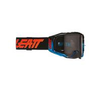 Leatt 2024 Lunettes Velocity 6.5 Bluringe - Lentilles Gris Clair MX Off-Road