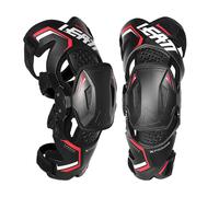 Leatt 2024 X-Frame Protège-Genoux Noir Rouge Motocross MX Off-Road