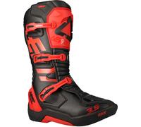 Leatt 3.5 Bottes de motocross, noir-rouge, taille 40 41 pour homme