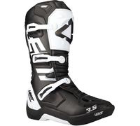 Leatt 3.5 Bottes de motocross pour enfants, Noir/Blanc, Taille 39