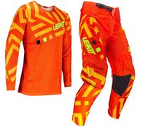 Leatt 3.5 S24 Citrus, ensemble jersey/pantalon textile L Orange/Jaune Orange/Jaune