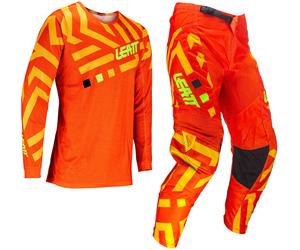 Leatt 3.5 Citrus, ensemble jersey/pantalon textile M Orange/Jaune Orange/Jaune
