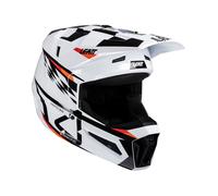 Leatt 3.5 kids motocross helmet with goggle included L Kid White 1025450161