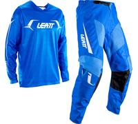 Leatt 3.5 Ride Kit V26, ensemble jersey/pantalon textile 3XL Bleu/Blanc Bleu/Blanc