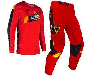 Leatt 3.5 S24 Red, ensemble jersey/pantalon textile M Rouge/Noir/Jaune Rouge/Noir/Jaune