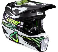 Leatt 3.5 V26 Storm, casque de motocross M Mat Blanc/Noir/Jaune/Vert Mat Blanc/Noir/Jaune/Vert