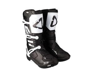 Leatt 3022060212 Botte 3.5 Jr, Us6/Uk5/Eu39/Cm 25, Noir/Blanc