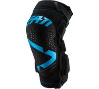 Leatt 3DF 5.0 Zip Garde genou de motocross, bleu, Taille S/M