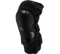 Leatt 3DF 5.0 Zip Garde genou de motocross, noir, Taille L/XL