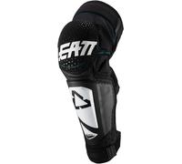 Leatt 3DF Hybrid EXT Motocross Genou / Protège-tibia, Blanc, Taille S/M