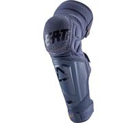 Leatt 3DF Hybrid EXT Motocross Genou / Protège-tibia, bleu foncé, Taille S/M
