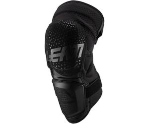 Leatt 3DF Hybrid Protecteurs de genoux de motocross, noir, Taille XXL