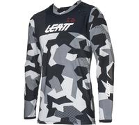 Leatt 4.5 Enduro Forge 2024 Maillot de motocross, Noir/Gris/Blanc, Taille S