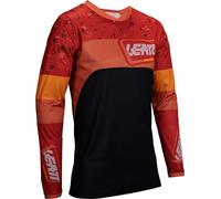 Leatt 4.5 Enduro Patch 2025 Maillot de motocross, noir/orange, Taille M