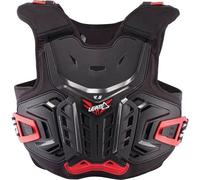Leatt 4.5 Junior Protecteur De Poitrine Pour Enfants, Noir-Rouge, Taille S M Pour Des Gamins Noir Rouge