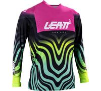 Leatt 4.5 Junior V26 Tiger, maillot jeune M Fuchsia/Noir/Jaune Néon/Turquoise Fuchsia/Noir/Jaune Néon/Turquoise