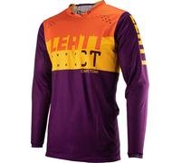 Leatt 4.5 Lite Maillot de motocross, pourpre-orange, taille L pour homme