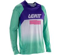 Leatt 4.5 Lite V26, maillot L Turquoise/Violet/Blanc Turquoise/Violet/Blanc