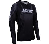 Leatt 4.5 Lite Venom 2025 Maillot de motocross, Noir/Gris/Blanc, Taille M
