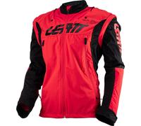 Leatt 4.5 Lite Veste de motocross imperméable, noir-rouge, taille M pour homme