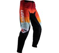 Leatt 4.5 Sunrise 2025 Pantalons de motocross, noir/blanc/rouge/orange, Taille S