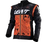 Leatt 4.5 X-Flow Veste de motocross, Orange/Noir, Taille S