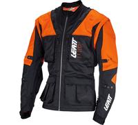 Leatt Veste de motocross 5.5 Enduro 2023 noir-orange Taille L pour homme