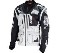 Leatt 5.5 Enduro S24 Forge, veste en textile XL Gris/Noir/Rouge Gris/Noir/Rouge