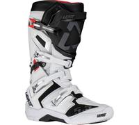Leatt 5.5 FlexLock Bottes de motocross, Noir/Blanc, Taille 47
