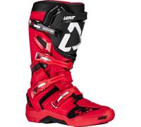 Leatt 5.5 FlexLock Bottes de motocross, noir-rouge, taille 44 45 pour homme