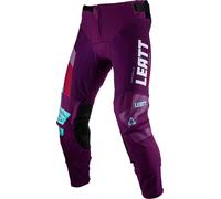 Leatt 5.5 I.K.S. Indigo, pantalon en textile XL Violet/Turquoise/Jaune Violet/Turquoise/Jaune