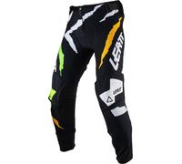 Leatt 5.5 IKS Tiger Pantalon de motocross, noir/vert, Taille M